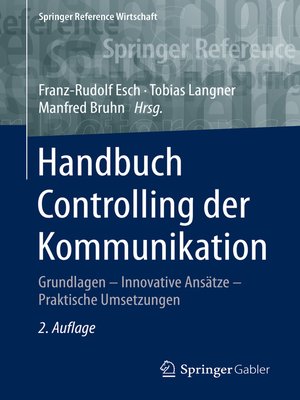 cover image of Handbuch Controlling der Kommunikation